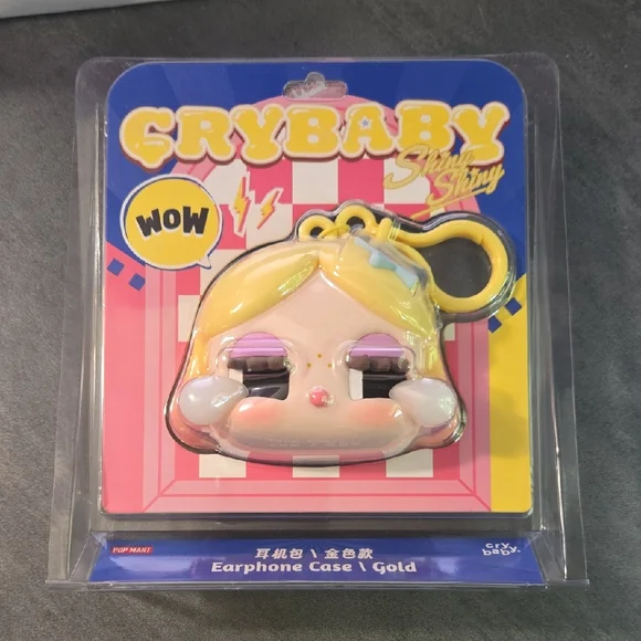 Crybaby Shiny Shiny Earphone Case- Gold - Picture 1 of 2